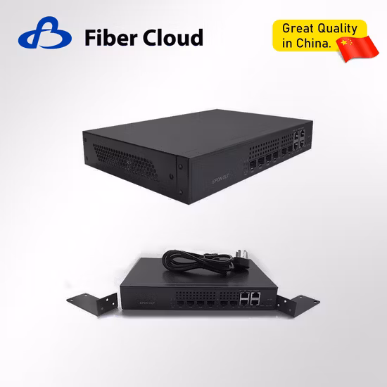 Max Splitting Ratio 1: 64 Epon Olt 4 Ports with SFP Module