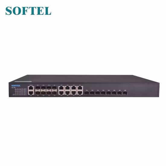 Softel Fiber Optic Equipment 8 Pon Ports Gpon Epon Olt