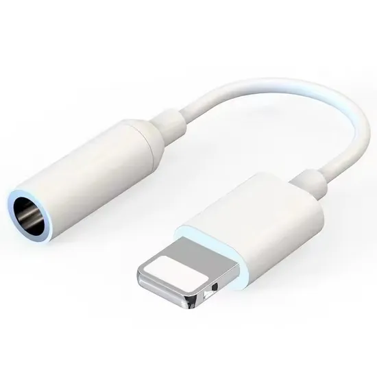 Microphone Earphones Headset Dac Converter Connector Audio Jack Cable 