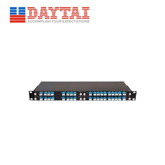 DWDM Network 4, 8, 16 Channes 1u Rackmount 100g 200g DWDM Mux Demux 