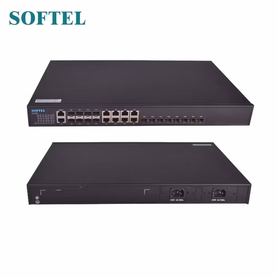 1u 19 Inch 1.25gbps FTTH 8 Downlink Pon Ports Epon Olt