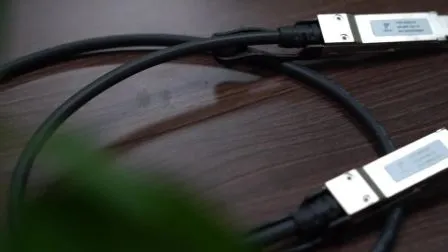 Qsfp28 to Qsfp28 100g 1m Dac Direct Attach Copper Cable Wire 30AWG Optical Fiber Cable From Factory 