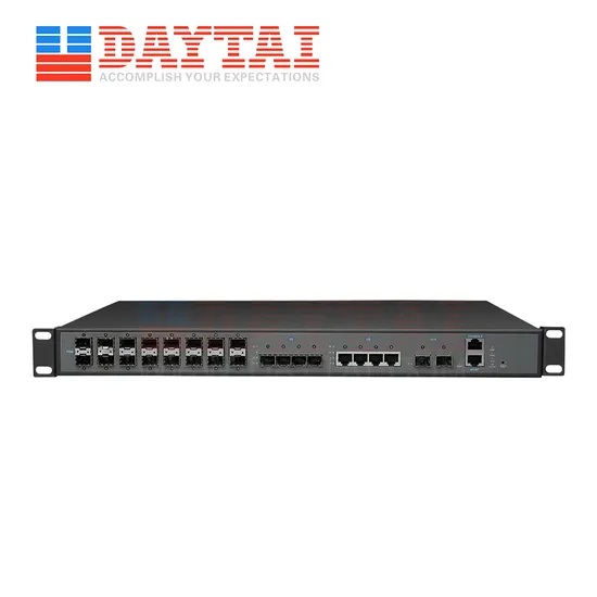 New Model 16 Pon Ports Fiber Optic Gpon Epon Olt 