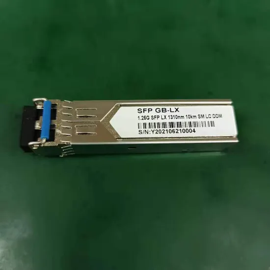 1.25g Duplex Fiber Optical Module Lx 1310nm 10km Sm LC Transceiver 