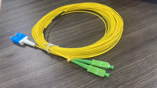G657A1 LSZH Singlemode FC Upc Fiber Optic Patchcord Yellow