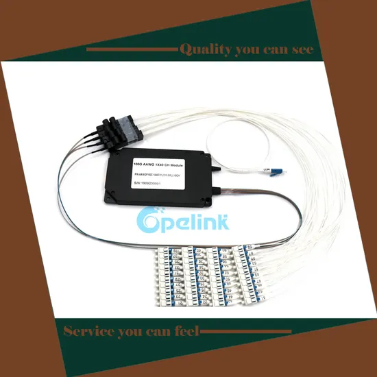 100GHz 40CH Athermal AWG with High Quality for DWDM Networks 
