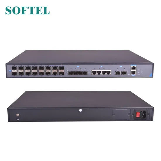 High Quality Epon Olt with Max 40 SFP Pon Ports 1.25 Gbps Optical Gepon Olt, 