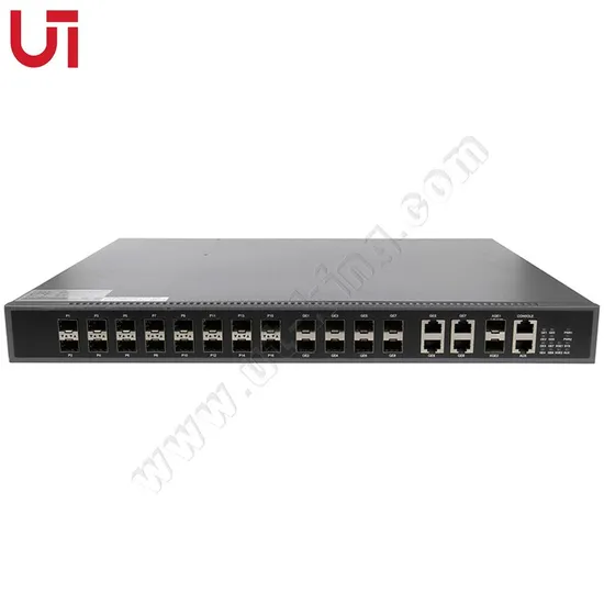 Hot Sales FTTX Solutions 16 Pon Port 1u 19 Inch Fiber Optic Transceivers Epon Olt 